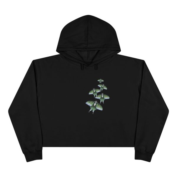 Moth Cropped Hoodie - Image 2