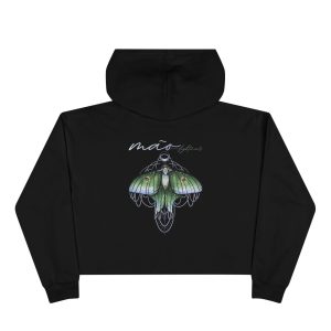 Moth Cropped Hoodie