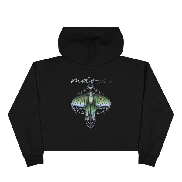 Moth Cropped Hoodie