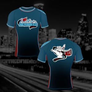 Houston Femme BJJ : Skyline Rashguard 2025