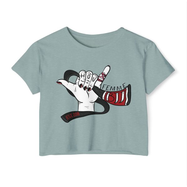 Houston Femme BJJ Original Crop Top