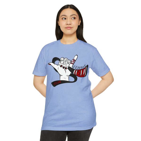 Houston Femme BJJ Original Tee - Image 3