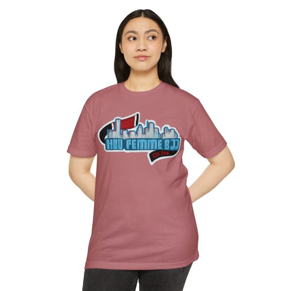 Houston Femme BJJ Skyline Tee - Image 4