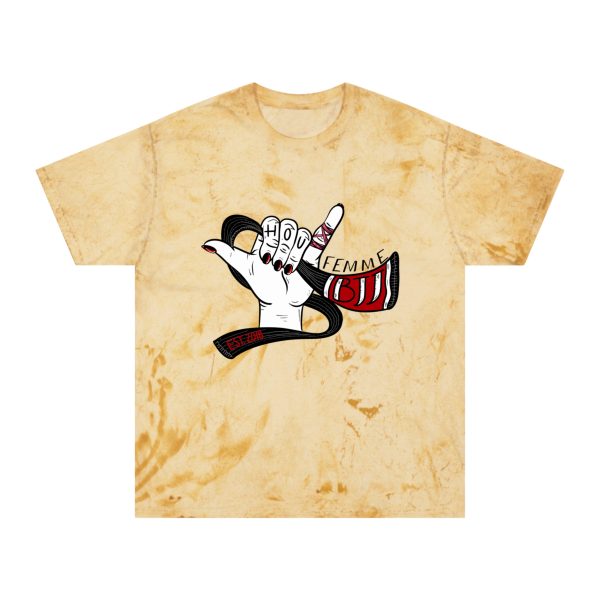 Houston Femme BJJ Original Colorblast Tee - Image 2