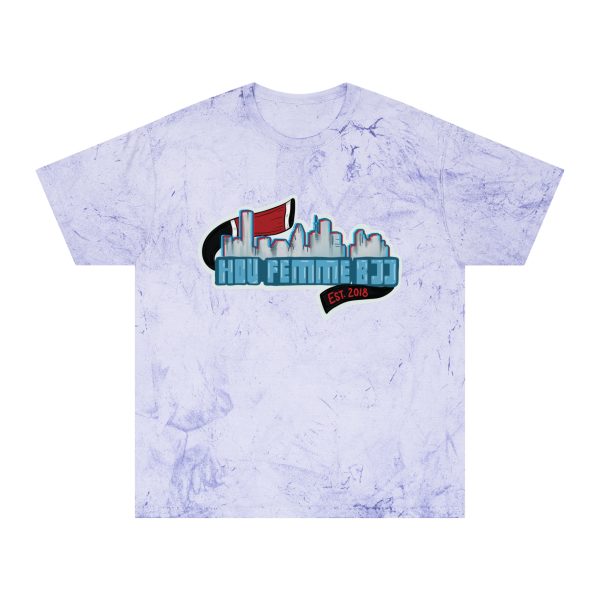 Houston Femme BJJ Skyline Colorblast Tee - Image 5