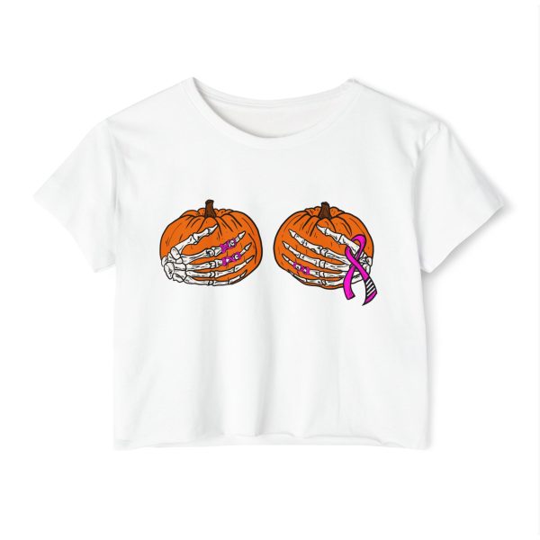 Breast Cancer Awareness Crop Tee - Image 2