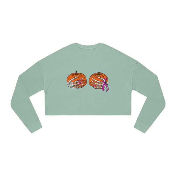 Breast Cancer Awareness Crop Sweatshirt - Image 4