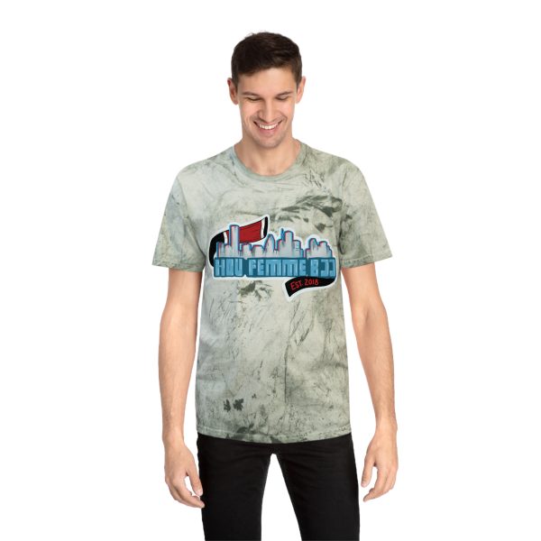 Houston Femme BJJ Skyline Colorblast Tee - Image 3
