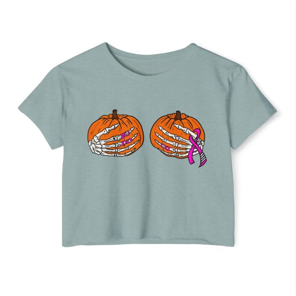 Breast Cancer Awareness Crop Tee - Image 3